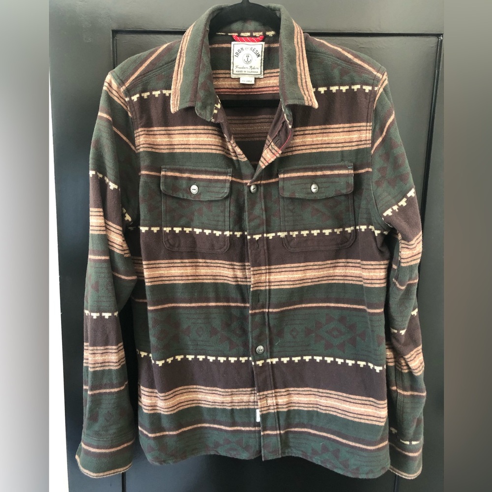 Iron and resin shirt XXL fits like an XL